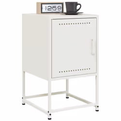 VidaXL 846456 comodino Bianco - Vista aggiuntiva 4