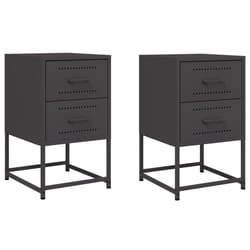 VidaXL 846459 comodino Nero