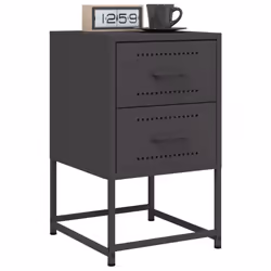 VidaXL 846459 comodino Nero