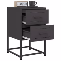 VidaXL 846459 comodino Nero - Vista aggiuntiva 4