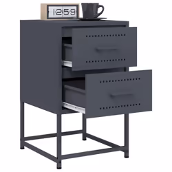 VidaXL 846463 comodino Antracite - Vista aggiuntiva 4