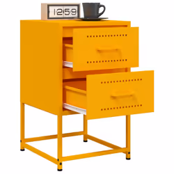 VidaXL 846464 comodino Giallo - Vista aggiuntiva 5