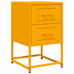 VidaXL 846465 comodino Giallo - Vista aggiuntiva 5