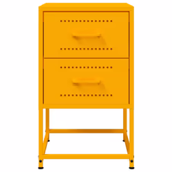VidaXL 846465 comodino Giallo - Vista aggiuntiva 6