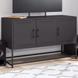Questo mobile TV dallo stile industriale costituisce un'aggiunta senza tempo al vostro soggiorno o camera da letto. Telaio ro ...