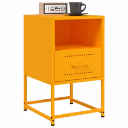 VidaXL 846560 comodino Giallo - Vista aggiuntiva 4