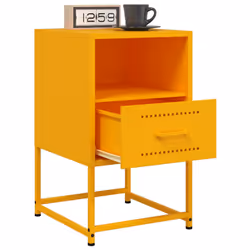 VidaXL 846561 comodino Giallo - Vista aggiuntiva 4