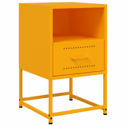 VidaXL 846561 comodino Giallo - Vista aggiuntiva 6