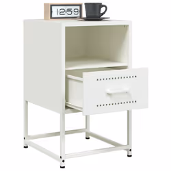 VidaXL 846564 comodino Bianco - Vista aggiuntiva 5
