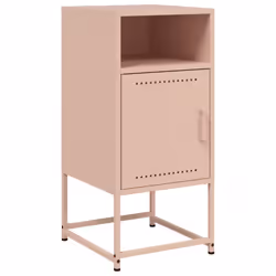 vidaXL Comodino Rosa 36x39x78 cm in Acciaio - Vista aggiuntiva 2