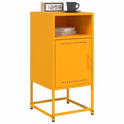 VidaXL 846573 comodino Giallo - Vista aggiuntiva 4