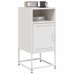 VidaXL 846577 comodino Bianco - Vista aggiuntiva 4