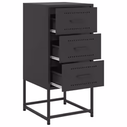 VidaXL 846578 comodino Nero - Vista aggiuntiva 8