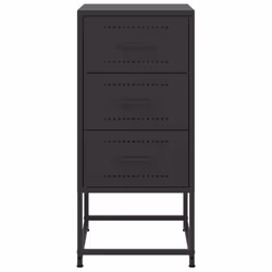 VidaXL 846579 comodino Nero - Vista aggiuntiva 6