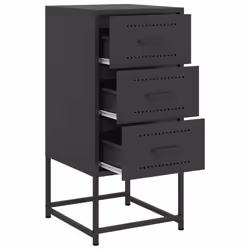 VidaXL 846579 comodino Nero - Vista aggiuntiva 8