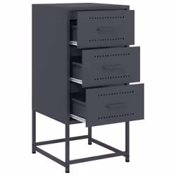 VidaXL 846582 comodino Antracite - Vista aggiuntiva 8