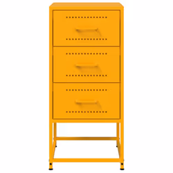 VidaXL 846584 comodino Giallo - Vista aggiuntiva 5