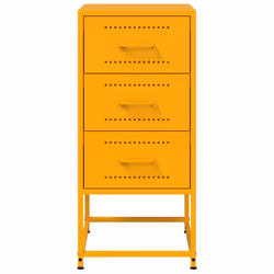 VidaXL 846585 comodino Giallo - Vista aggiuntiva 5