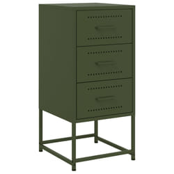 VidaXL 846586 comodino Oliva