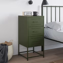 VidaXL 846586 comodino Oliva