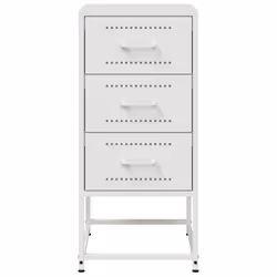 VidaXL 846589 comodino Bianco - Vista aggiuntiva 6