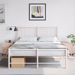 vidaXL Comodini 2 pz Rosa 36x39x43,5 cm in Acciaio - Vista aggiuntiva 3