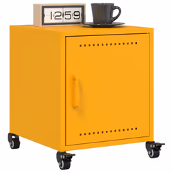 VidaXL 846621 comodino Giallo - Vista aggiuntiva 4