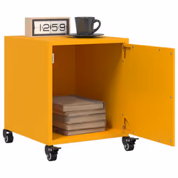 VidaXL 846621 comodino Giallo - Vista aggiuntiva 5