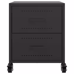 VidaXL 846626 comodino Nero - Vista aggiuntiva 6