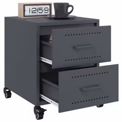 VidaXL 846630 comodino Antracite - Vista aggiuntiva 4