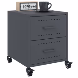 VidaXL 846631 comodino Antracite - Vista aggiuntiva 5