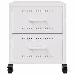 VidaXL 846637 comodino Bianco - Vista aggiuntiva 4