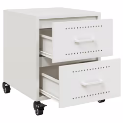 VidaXL 846637 comodino Bianco - Vista aggiuntiva 8