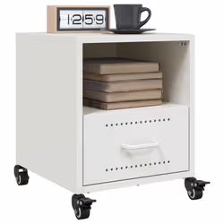 VidaXL 846715 comodino Bianco - Vista aggiuntiva 5