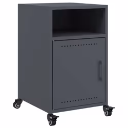 vidaXL Comodino Antracite 36x39x59 cm in Acciaio - Vista aggiuntiva 2