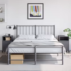 vidaXL Comodini 2 pz Antracite 36x39x59 cm in Acciaio - Vista aggiuntiva 3