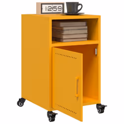 VidaXL 846722 comodino Giallo - Vista aggiuntiva 4