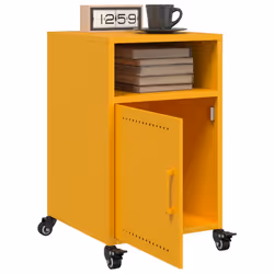 VidaXL 846723 comodino Giallo - Vista aggiuntiva 4