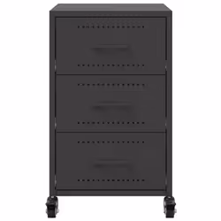 VidaXL 846728 comodino Nero - Vista aggiuntiva 6