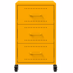 VidaXL 846731 comodino Giallo - Vista aggiuntiva 6