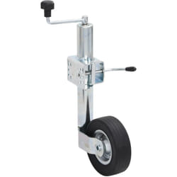 vidaXL Ruotino per Rimorchio con Morsetto Diviso 60 mm Acciaio Zincato