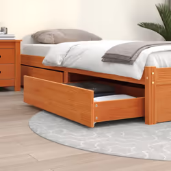 Ottimizzate lo spazio nella vostra camera da letto con questi cassettoni in legno! Materiale di prima qualità: Il legno masse ...