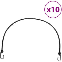 Corde Elastiche con Strisce Riflettenti e Ganci 10 pz 100 cm Vidaxl 470822