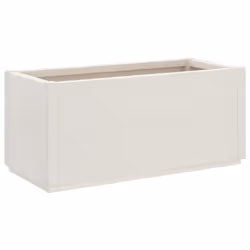 Fioriera da Giardino Bianca 80x36x35 cm in PPcod mxl 91752 - Vista aggiuntiva 2