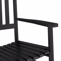VidaXL 4008870 sedia da esterno Terrazzo Legno Nero - Vista aggiuntiva 7