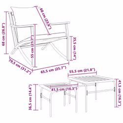 vidaXL Set Mobili da Balcone 4 pz con Cuscini Nero in Acciaio - Vista aggiuntiva 3