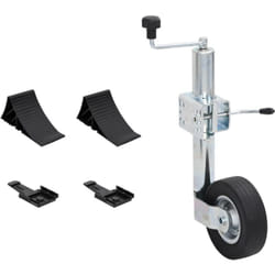vidaXL Ruotino 60 mm con 1 Morsetto Diviso e Cunei per Ruote