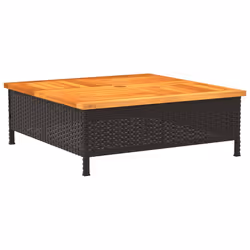 VidaXL 3281629 tavolo da esterno Nero, Marrone - Vista aggiuntiva 7