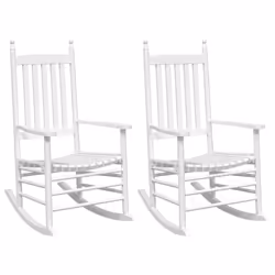 VidaXL 3281588, Bianco, 2 pz