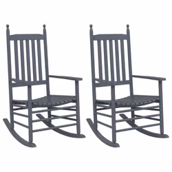 VidaXL 3281589, Grigio, 2 pz
